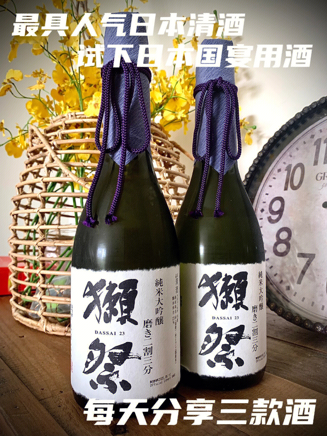 全网最具人气清酒獭祭二割三分dassai23