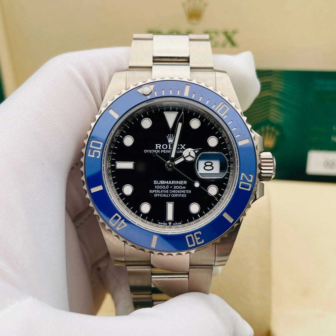 rolex潜航者型1266190003新款白金蓝水鬼