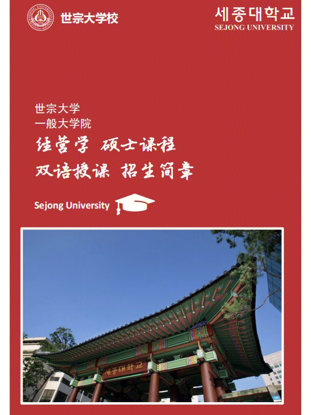 世宗大学招生简章图片