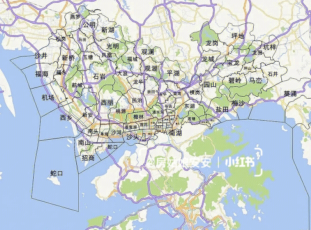 深圳街景地图图片