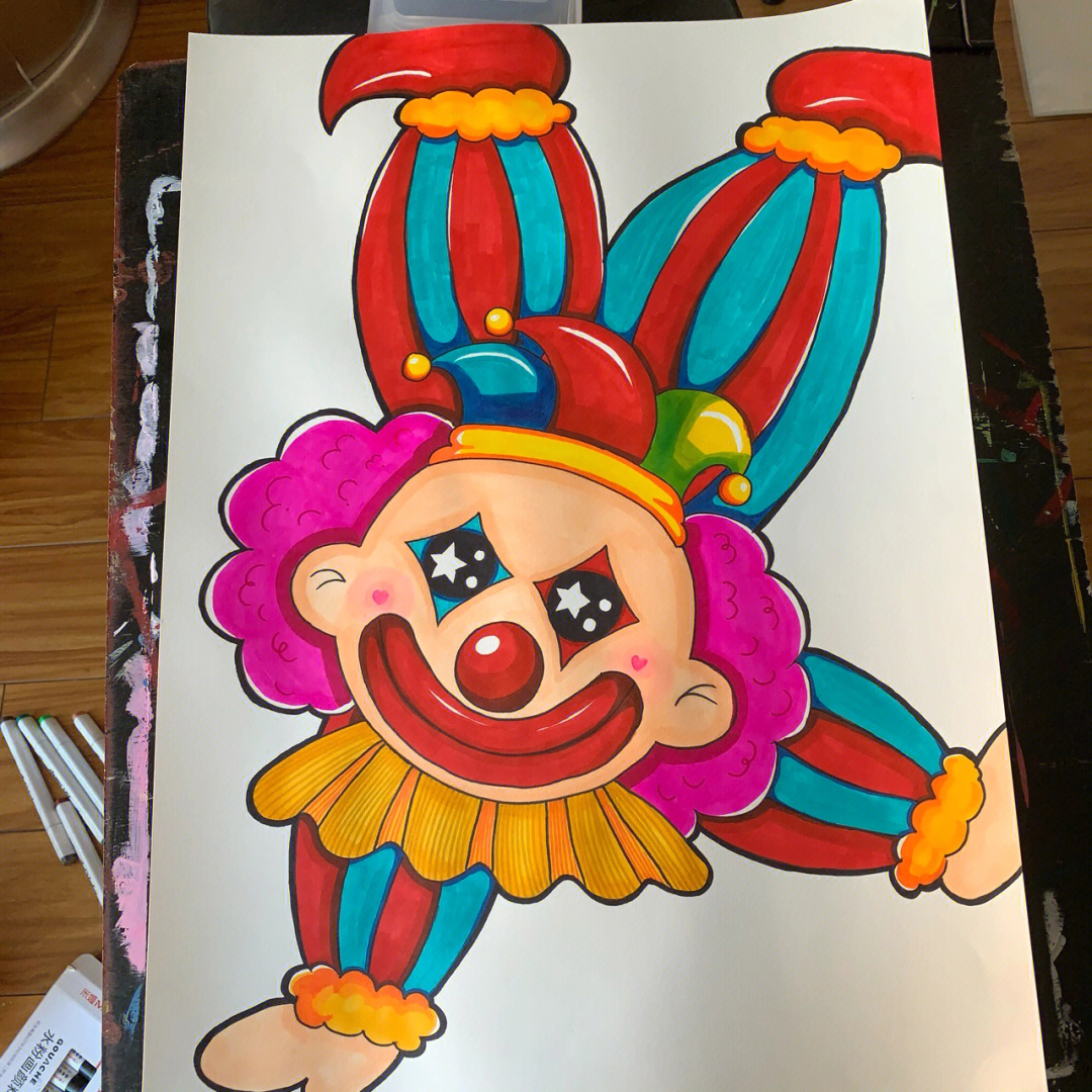 儿童小丑图片大全绘画图片