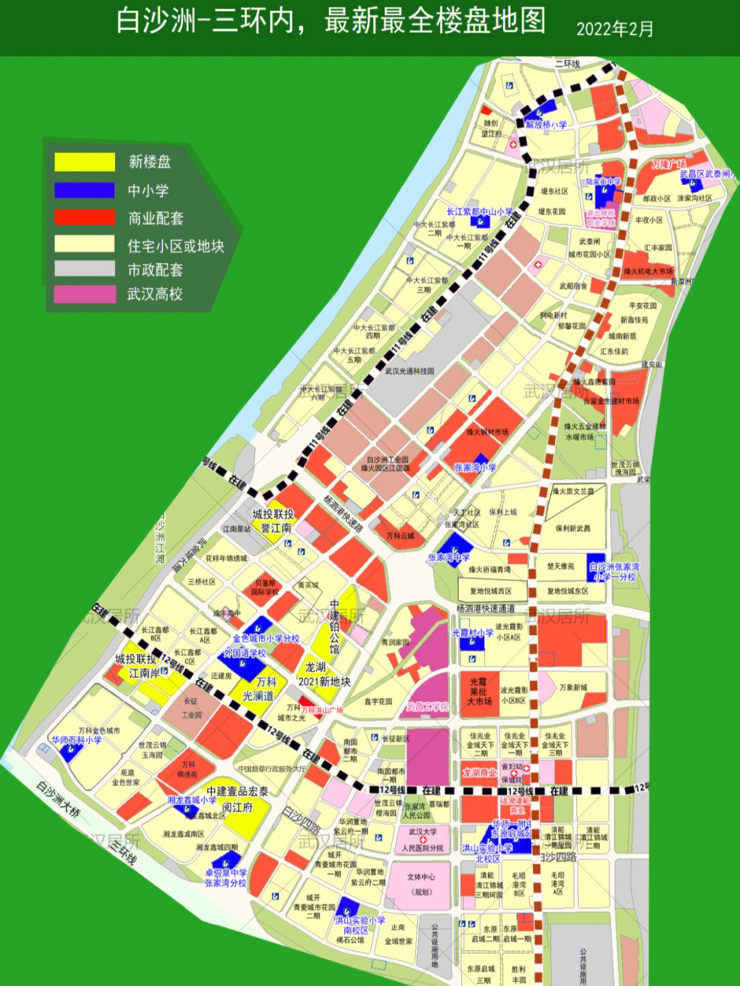 武汉白沙洲规划图图片