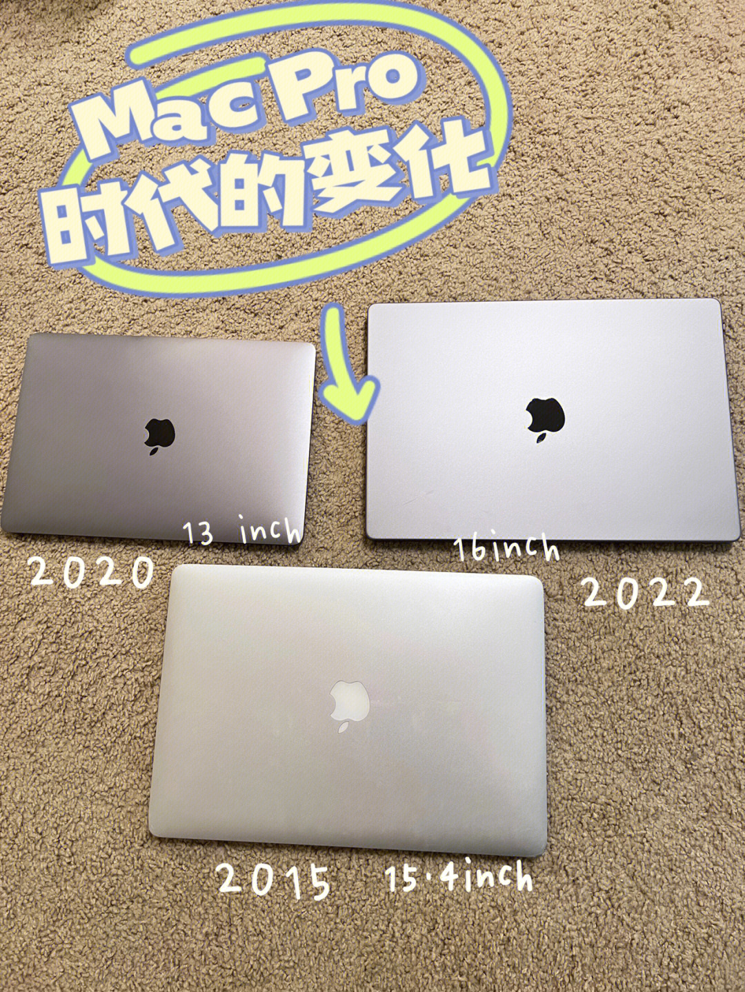 macbookpro颜色对比图片