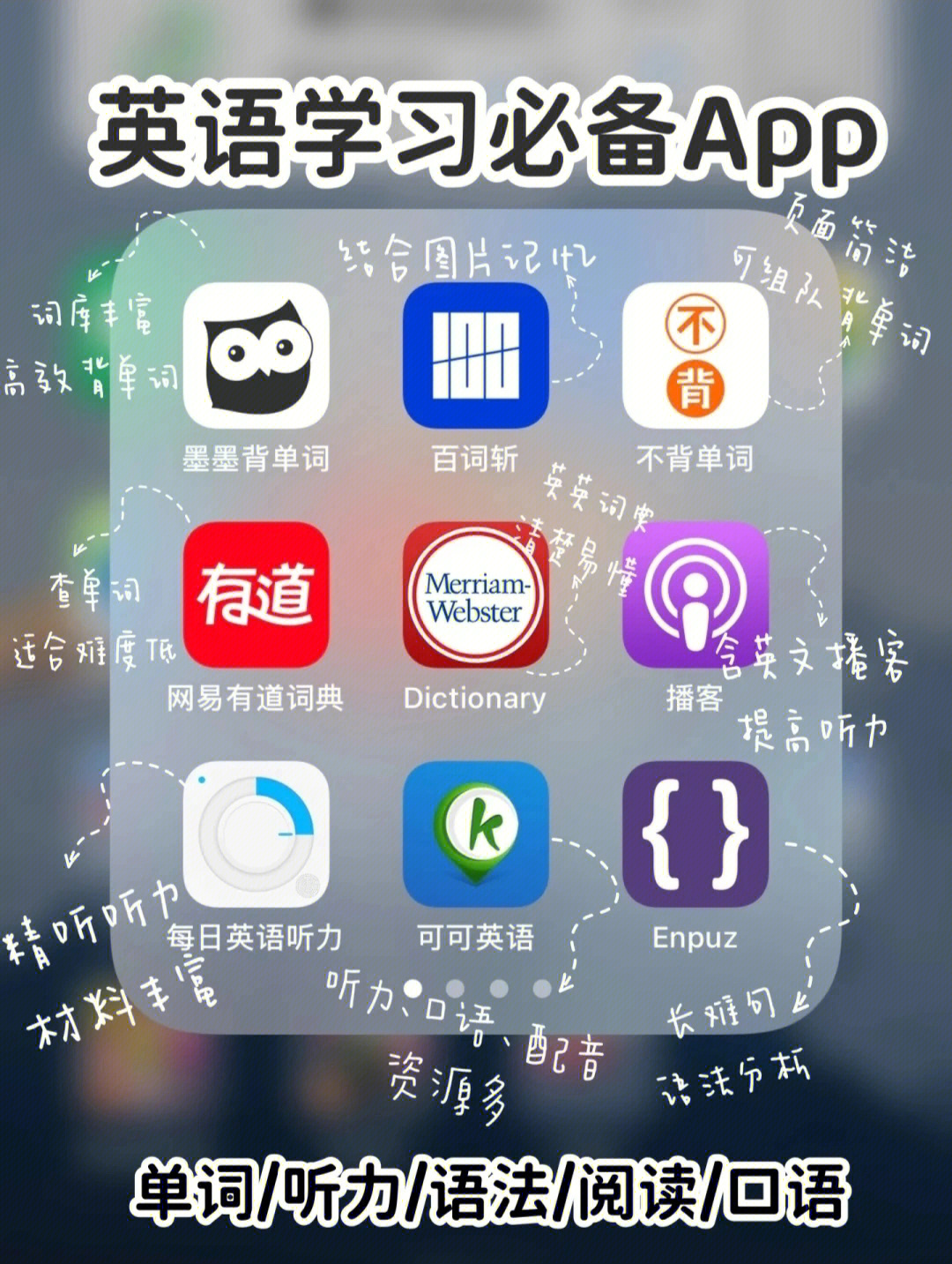 几款好用学英语app