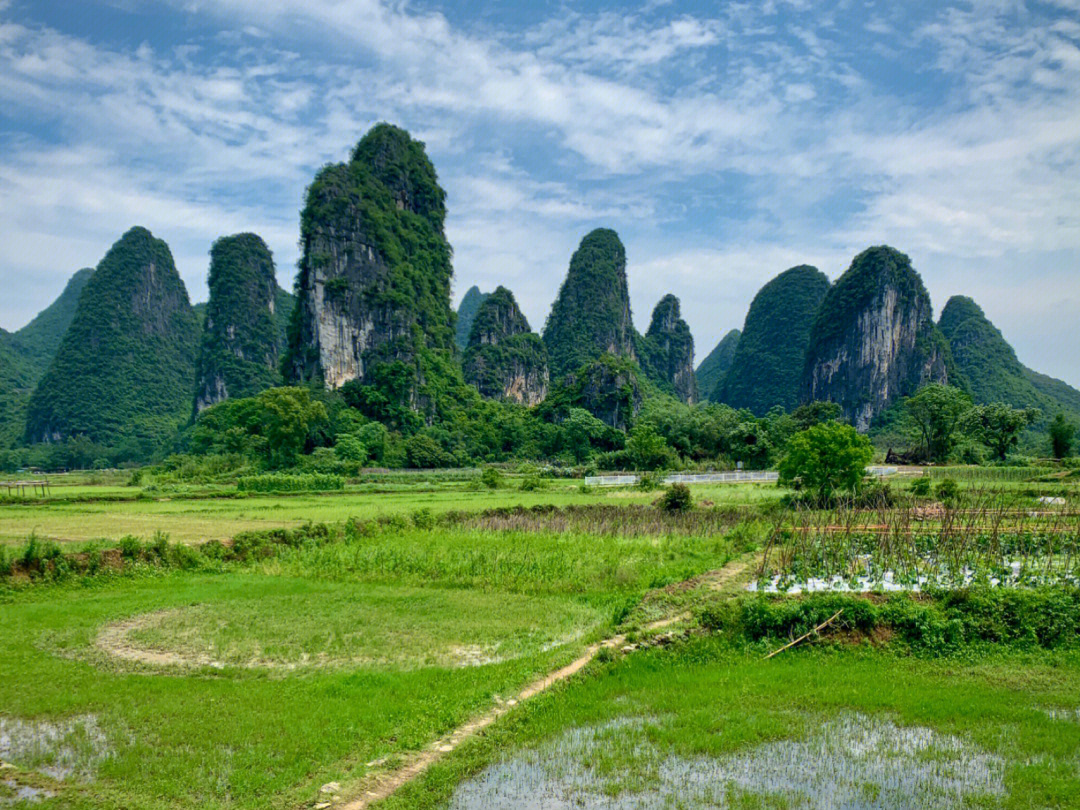 桂林东山村风景图片