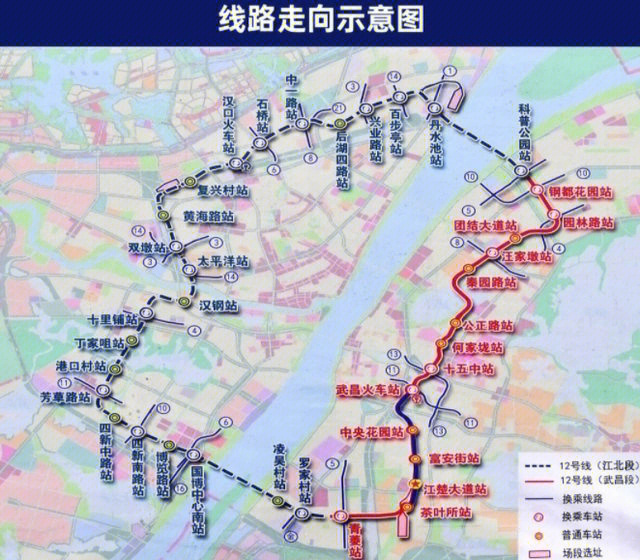 武汉地铁15号线站点图图片