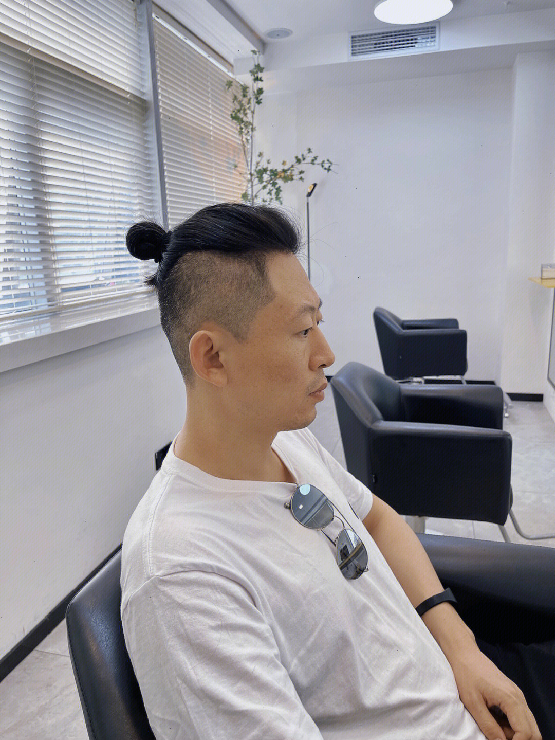 中国男生武士头发型图片