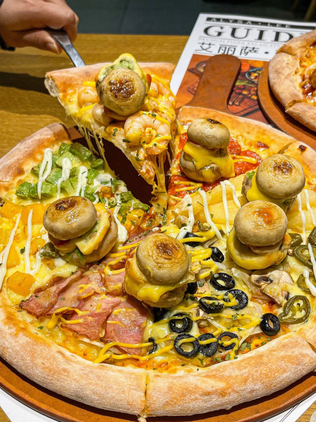 披萨馅口味种类大全图片