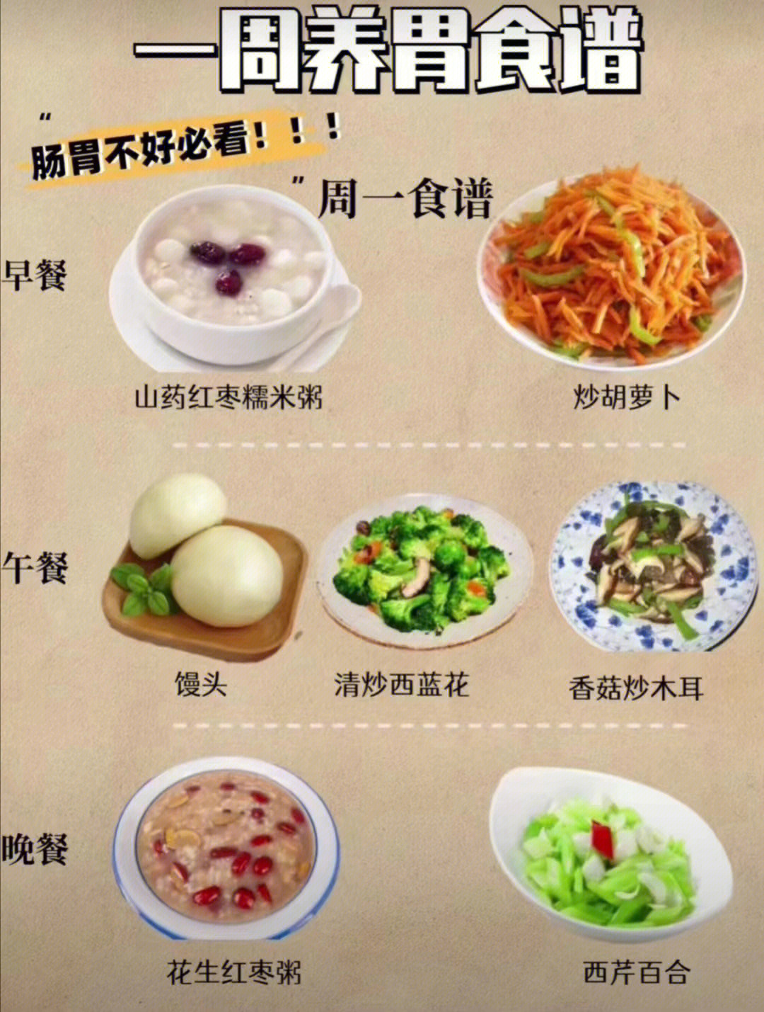 这些食谱真的养胃吗不见得啊