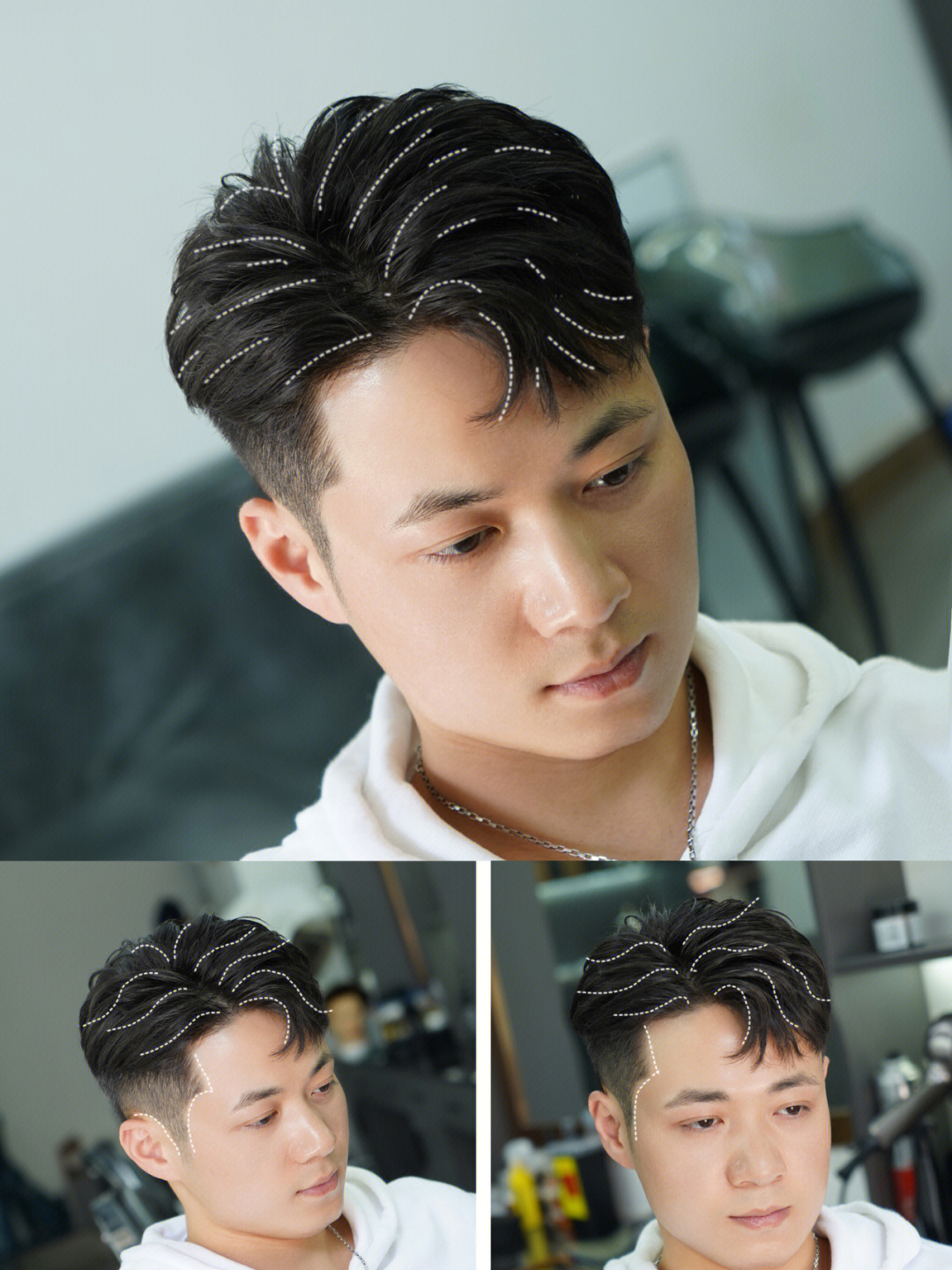韩式三七分发型