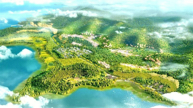 长广溪湿地公园地图图片