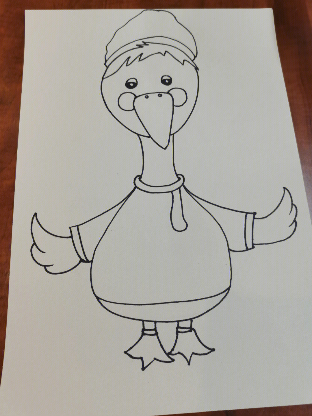 儿童画鸭子