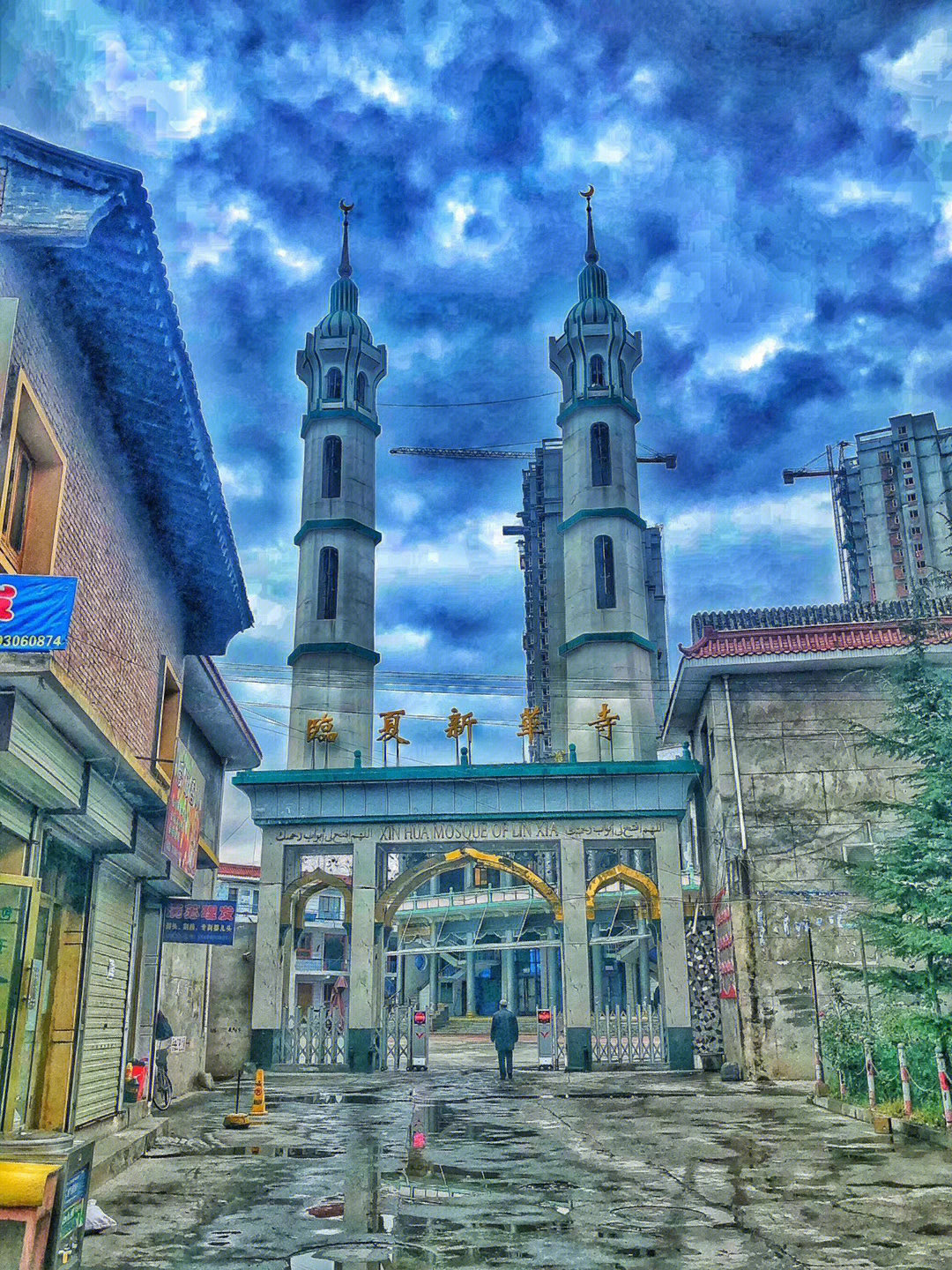 临夏清真寺改造图片