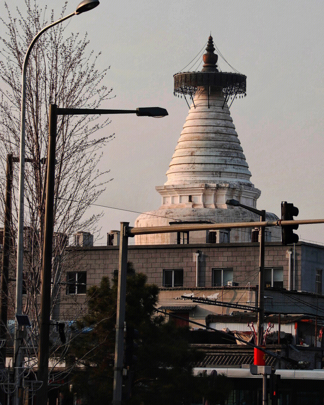 北京扫街白塔寺