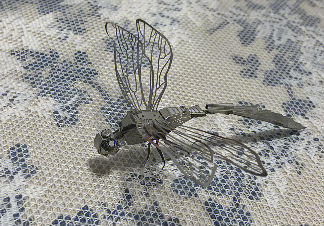 机械蜻蜓拼装教程图片