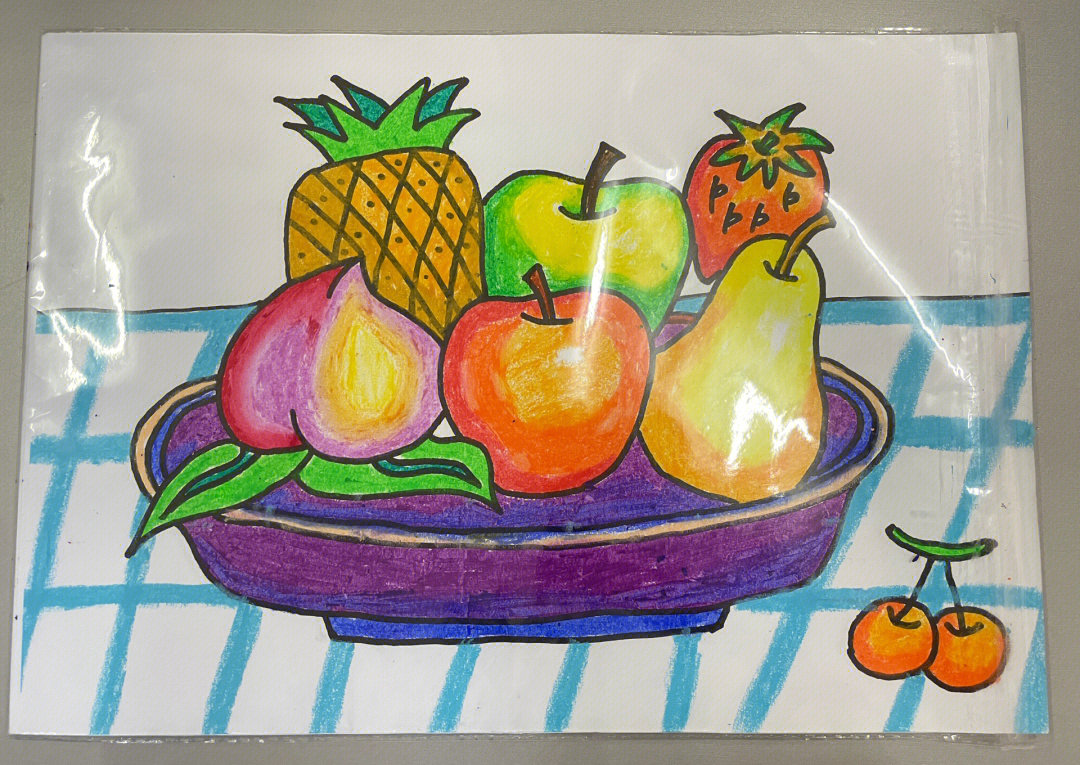 水果飘香的画 二年级图片