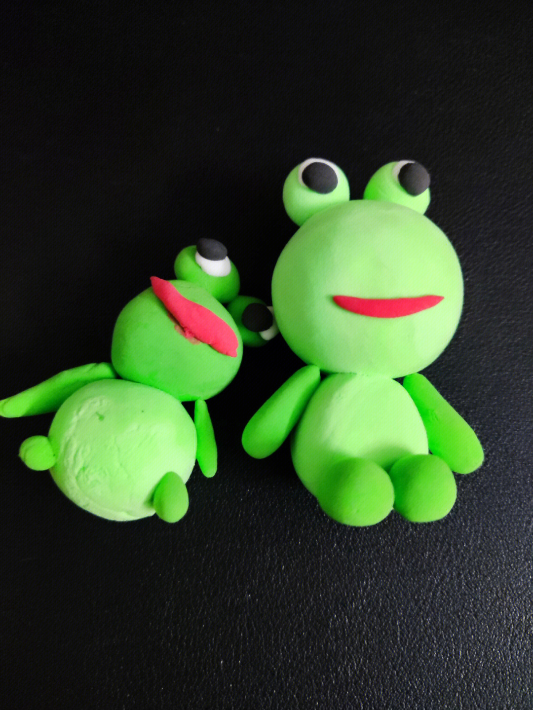 彩泥小动物青蛙图片