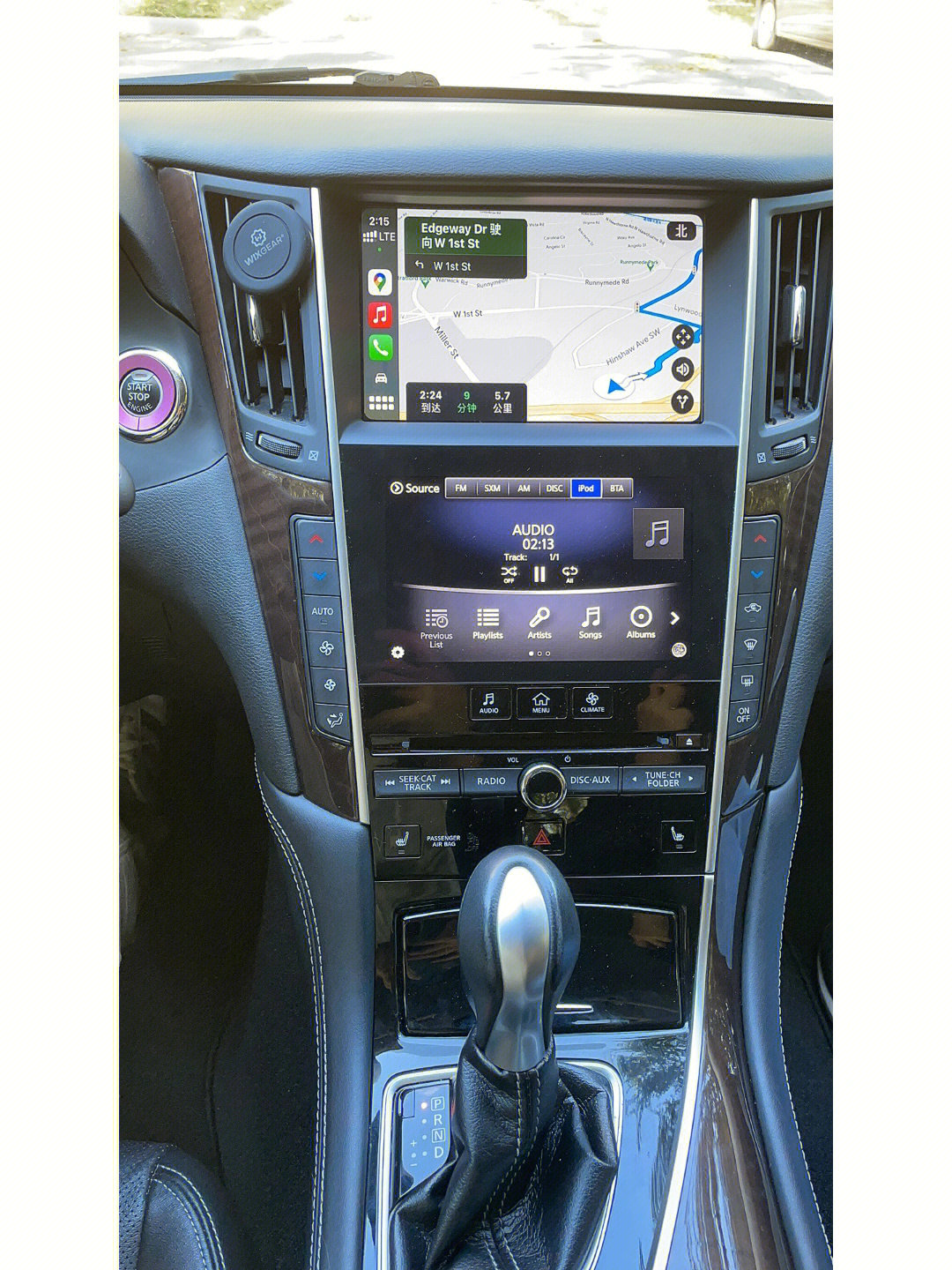 diy加装carplay2017英菲尼迪q5030t