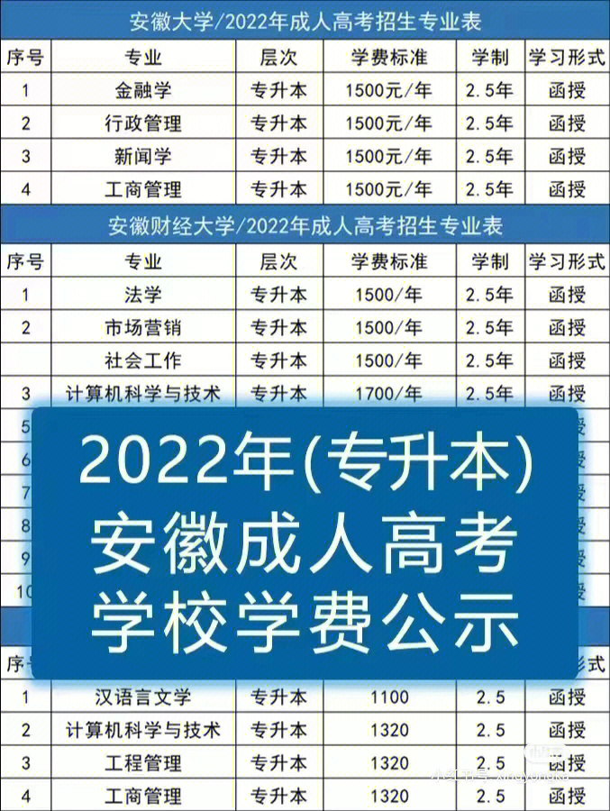 安徽大学江淮学院学费图片