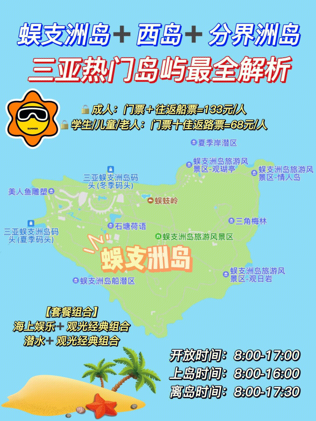 蜈支洲岛景点介绍图片