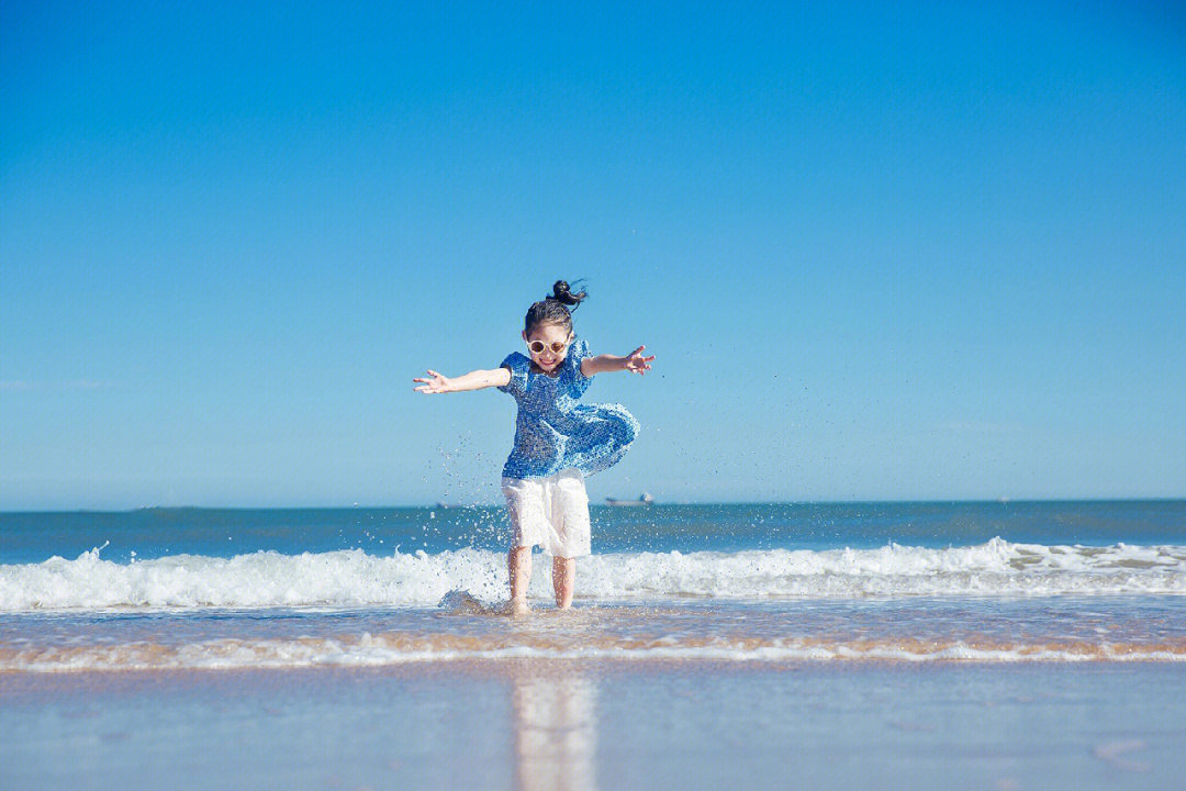 威海海景海景儿童摄影