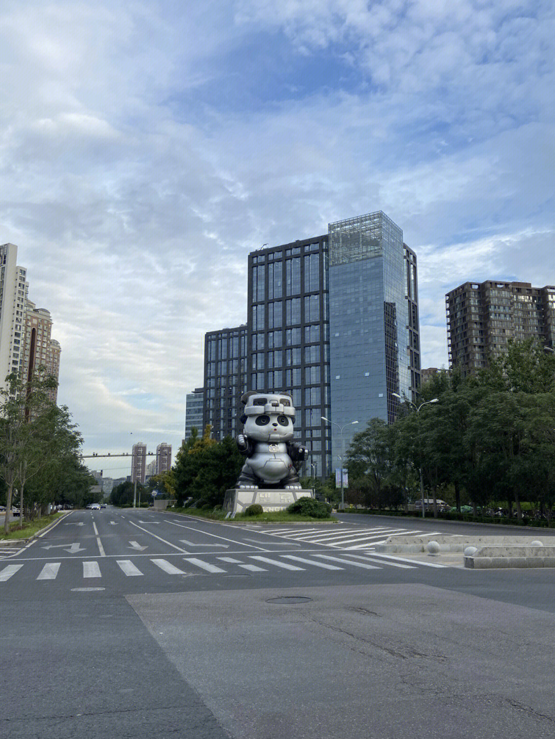 望京大熊猫路口图片