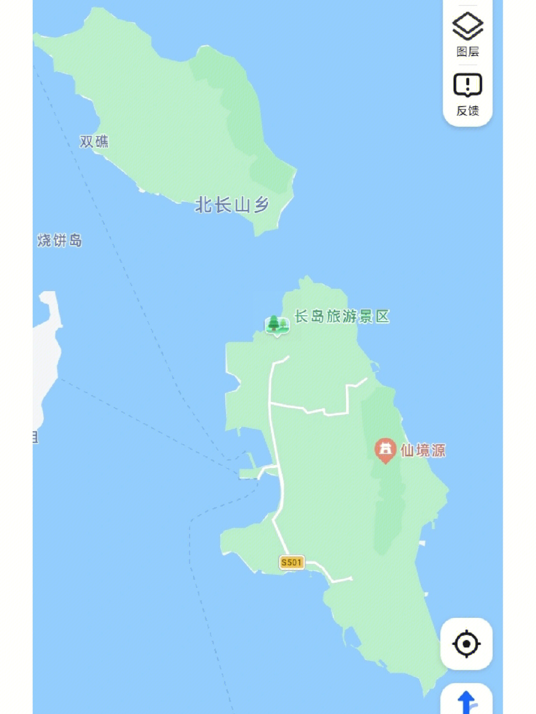 长岛县地图高清版大图图片