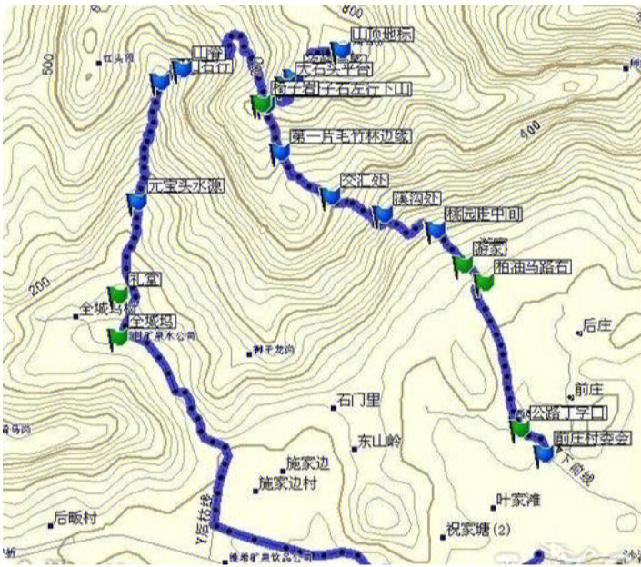 杭州皋亭山景区地图图片