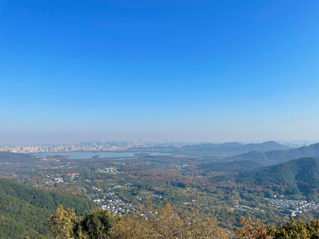 北高峰是杭州最高的山图片