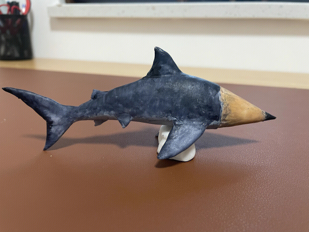 粘土手工鲨鱼教程图片