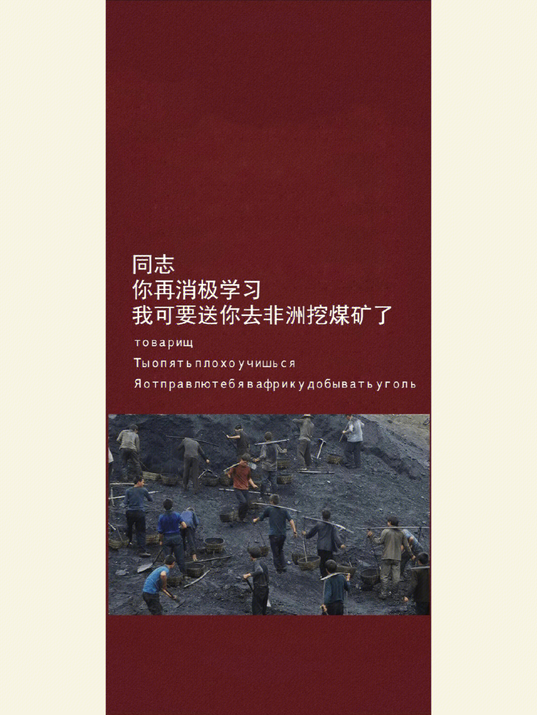 达瓦里氏壁纸yyds94同志,你再消极学习 我可是要送你去非洲挖煤矿的