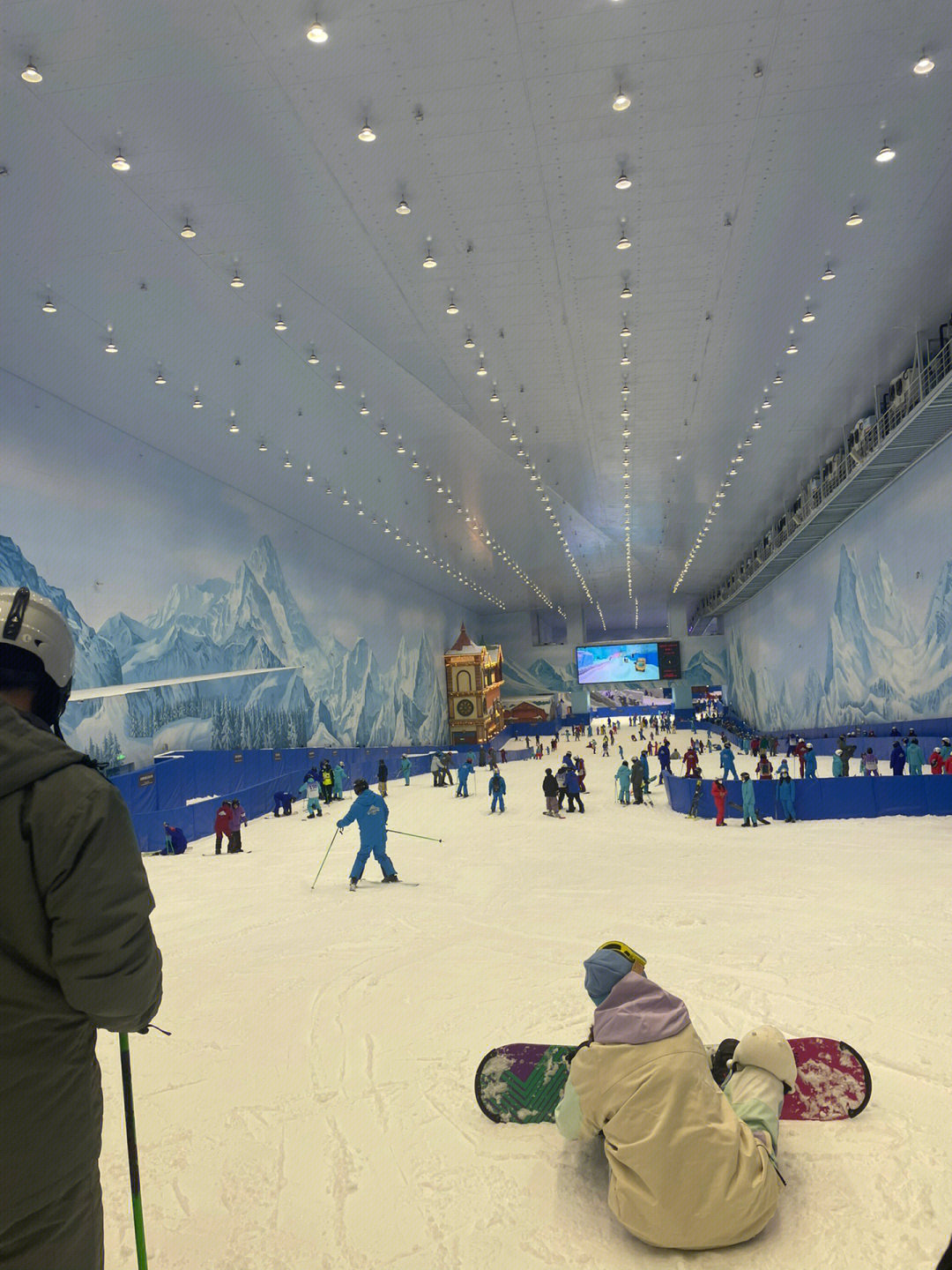 南京雪乐山室内滑雪图片
