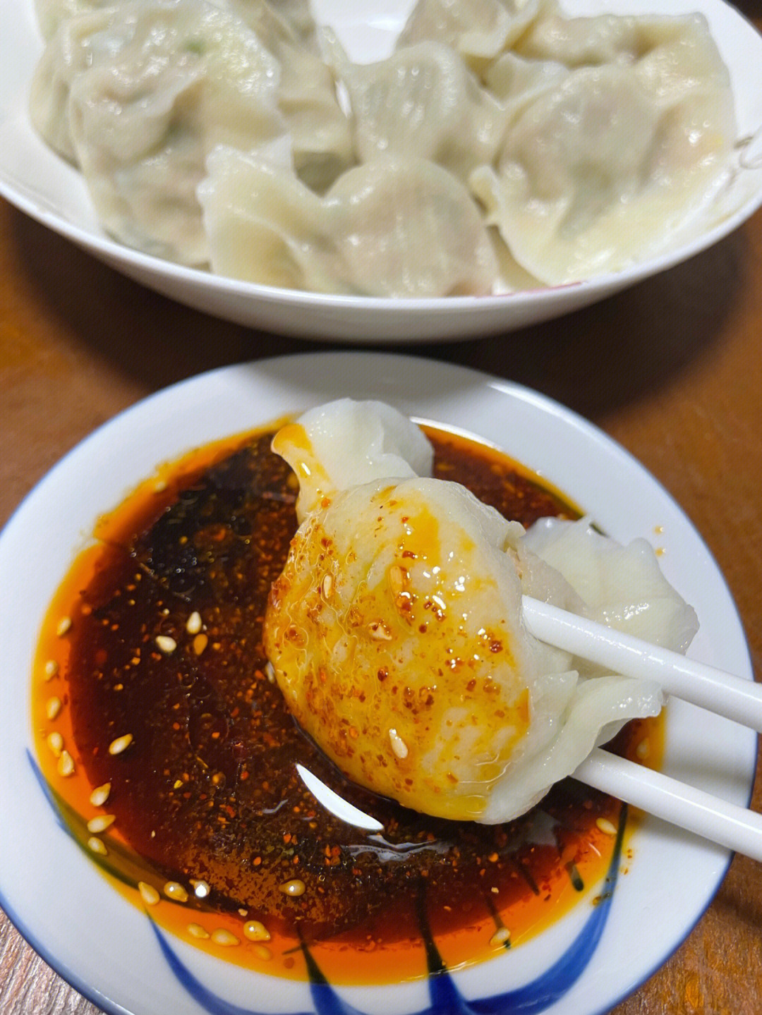 简单的饺子蘸料图片