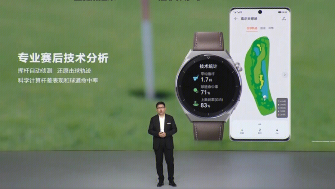 华为 watch 3pro,支持高尔夫球场模式,上流[doge]