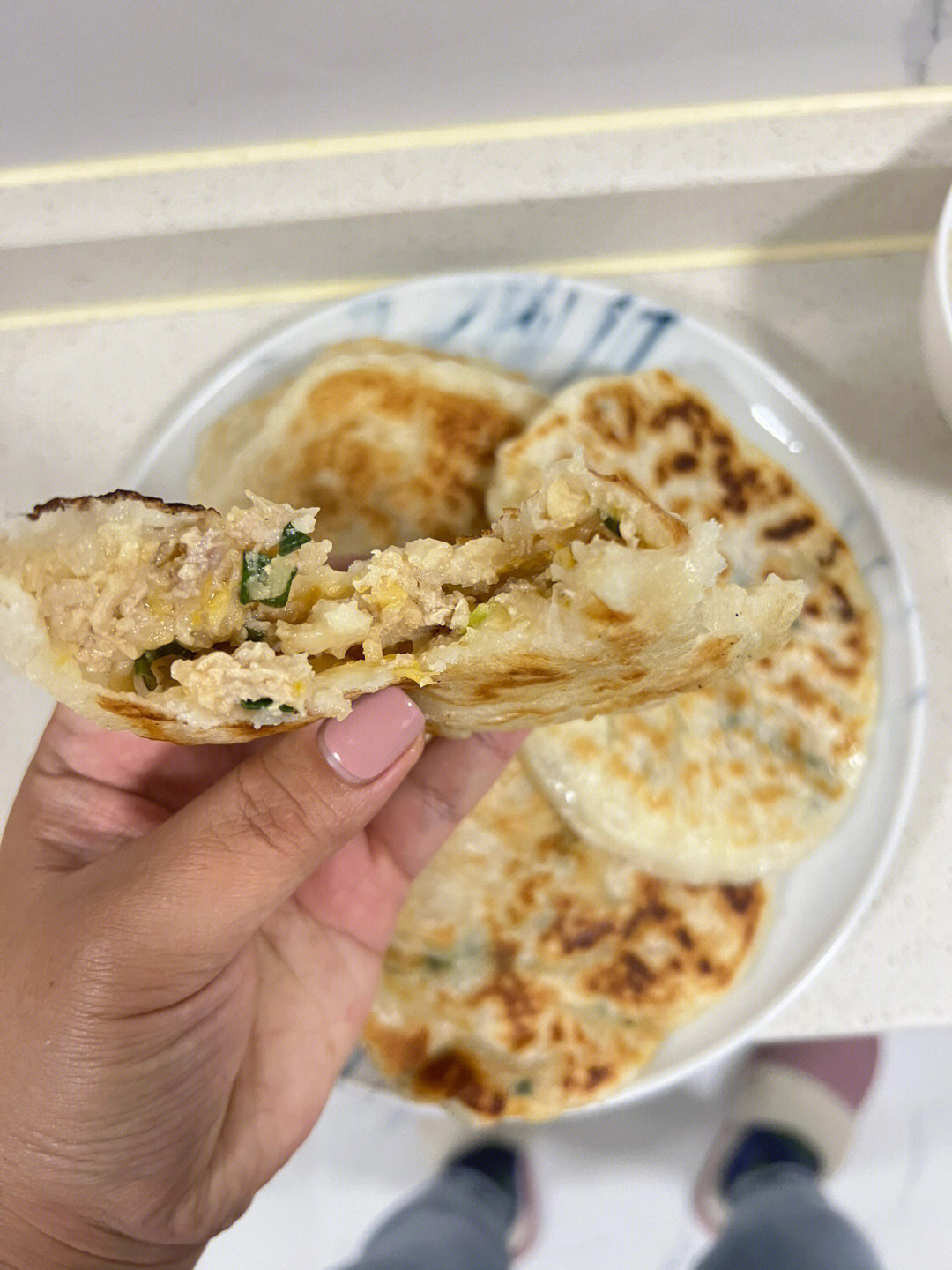 酸菜馅饼的制作图片