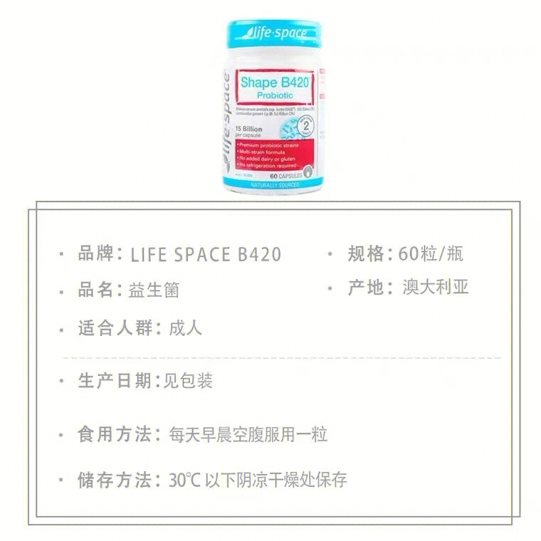 安利益生菌成分表图片