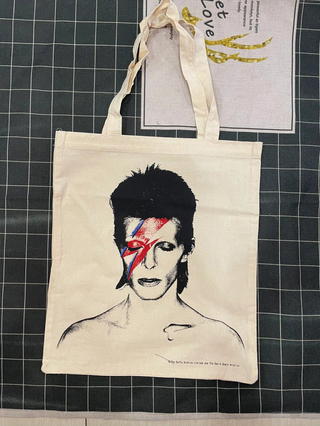 大柳树市场davidbowie大卫鲍伊棉布单肩