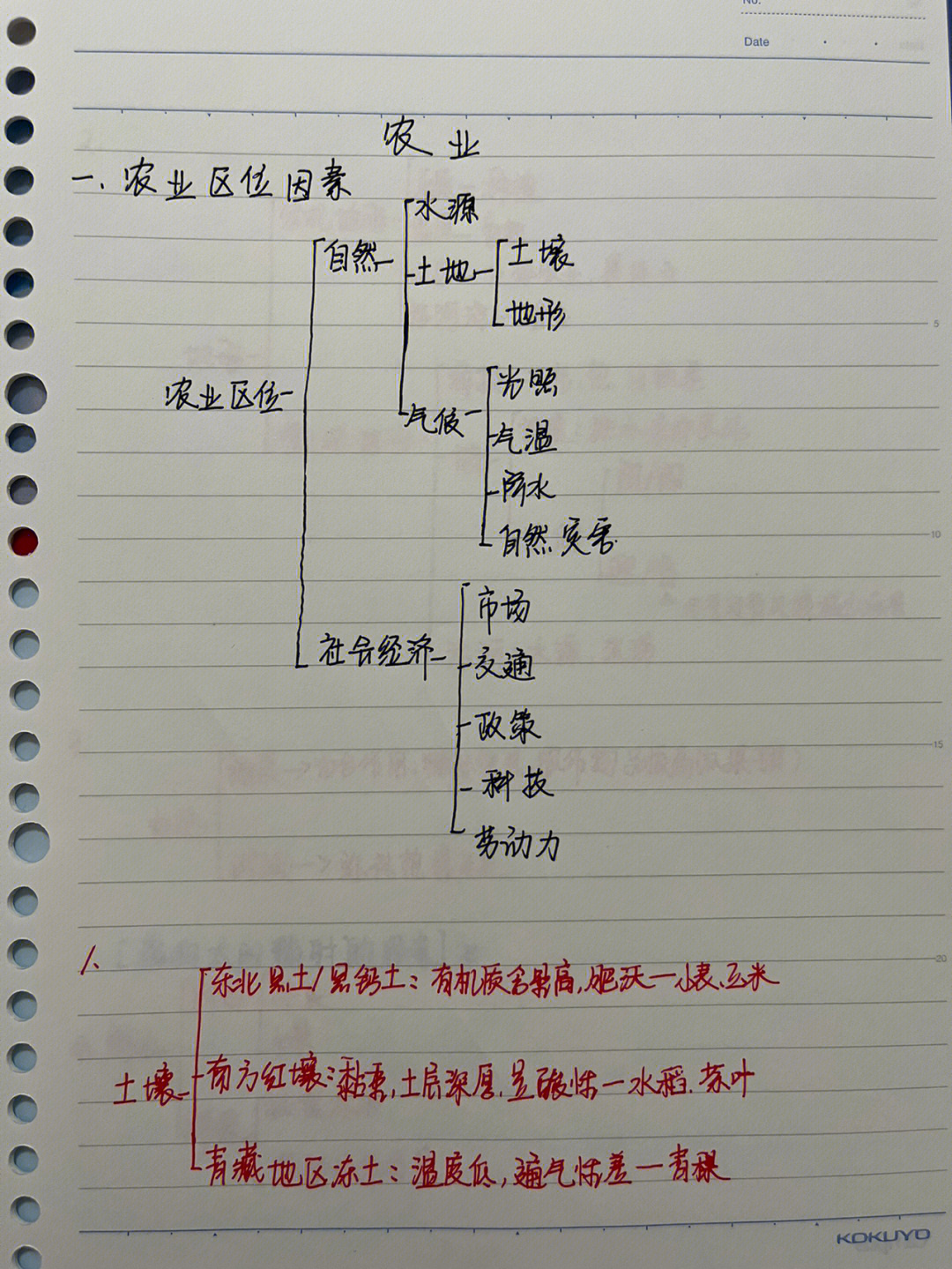 农业区位条件思维导图图片