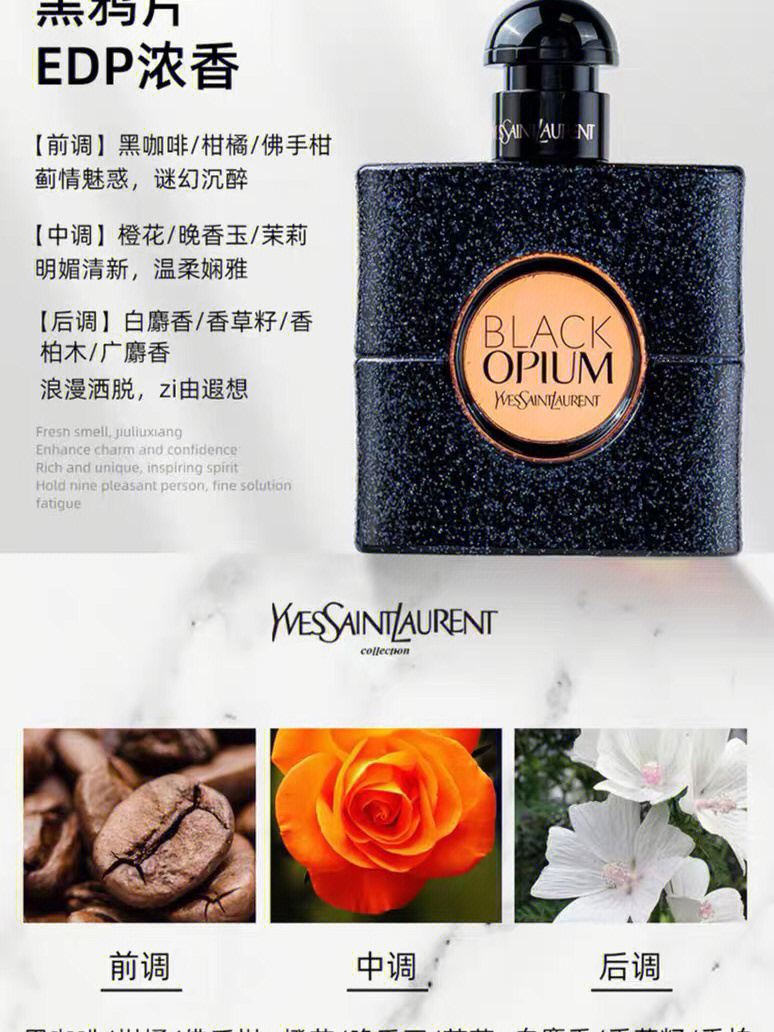 blackopium香水圣罗兰图片