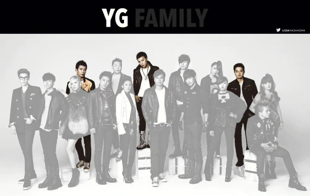 以前是yg family,现在是yg entertainment