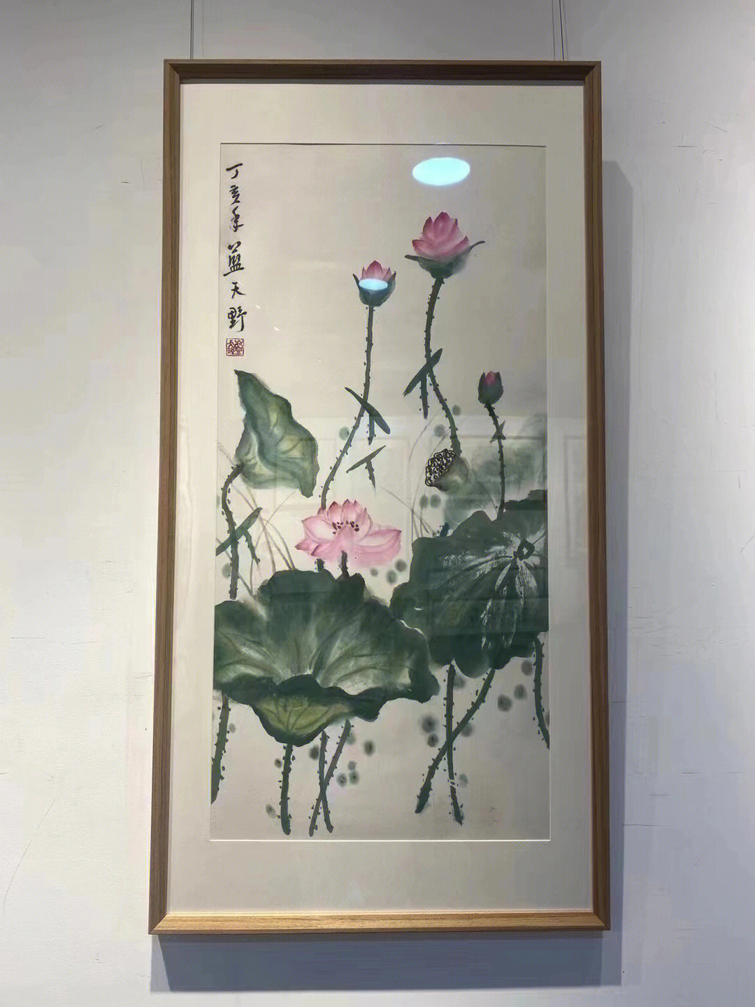 蓝天野绘画作品图片