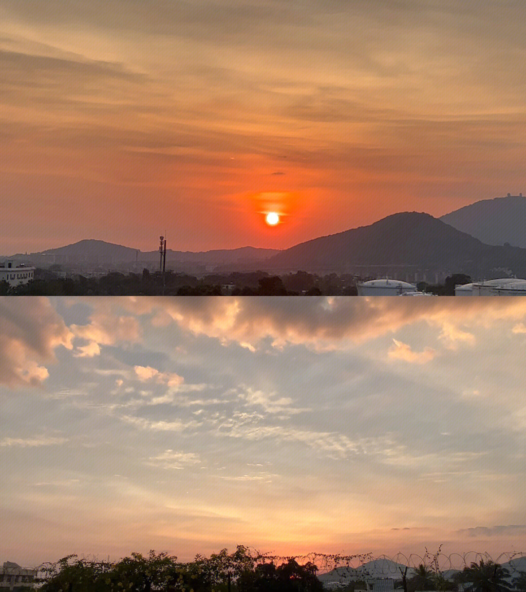 请看今日三亚落日