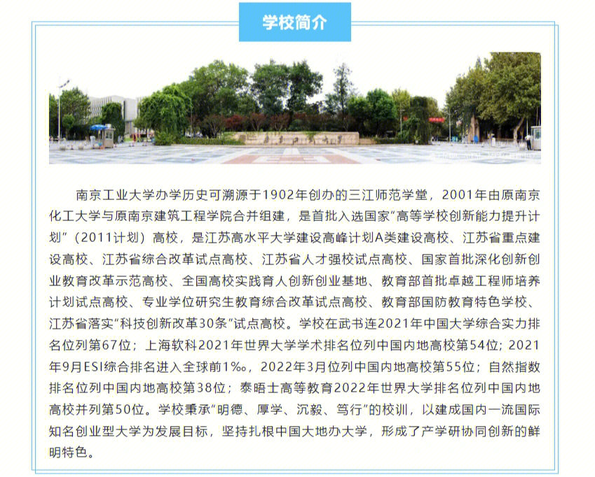 南京工业大学简介图片