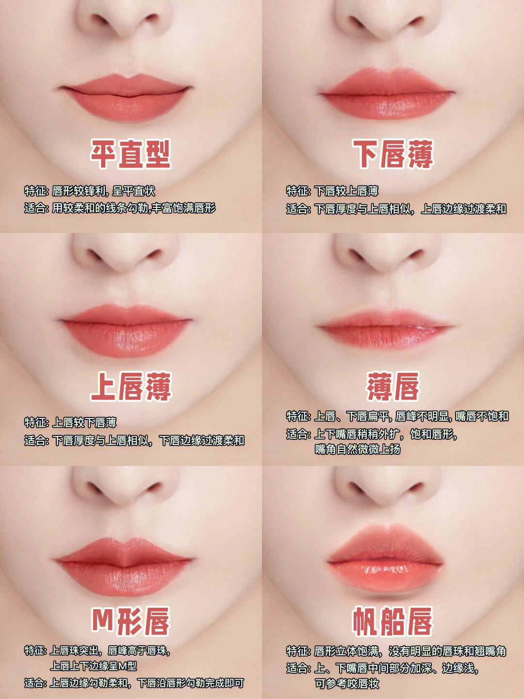 不同唇部类型适合不同的画法你是哪种唇形