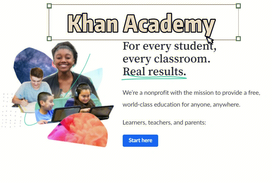 可能大家都有听说过khan academy(可汗学院),但还没有用过