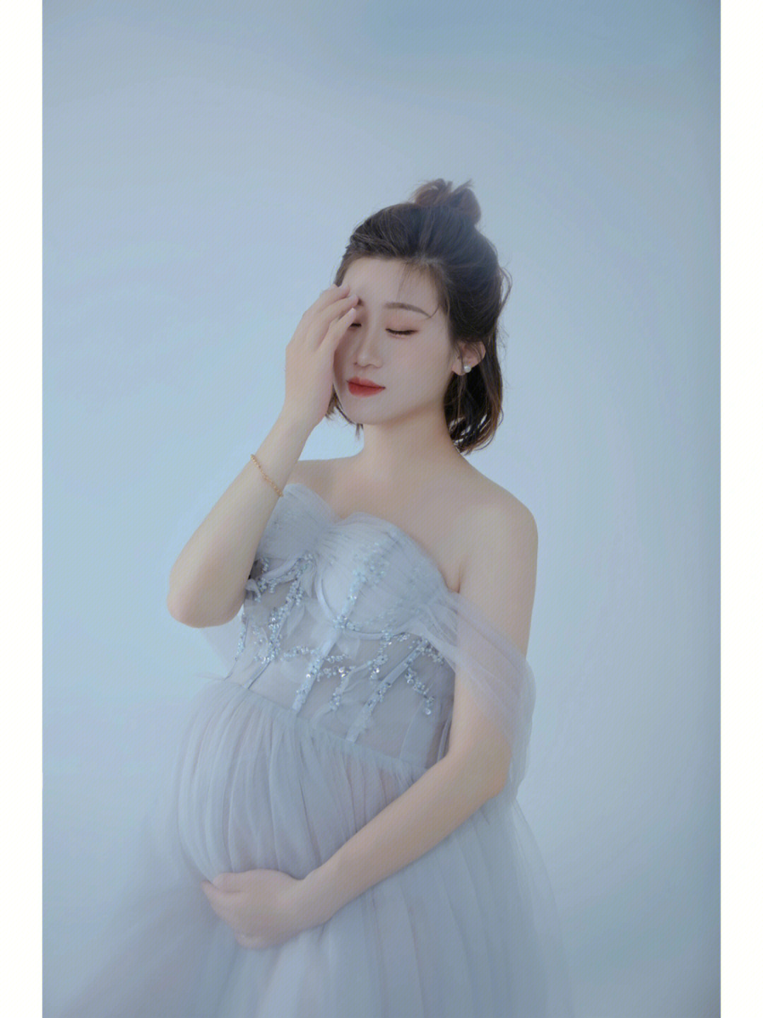 二胎孕妇照片创意照片图片
