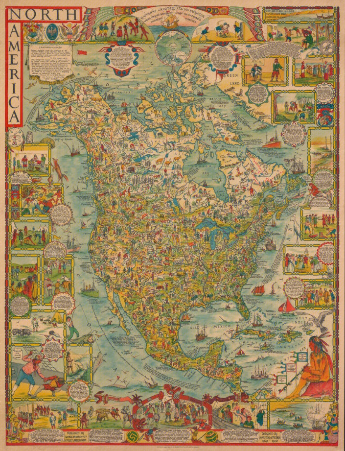 1800年北美地图图片