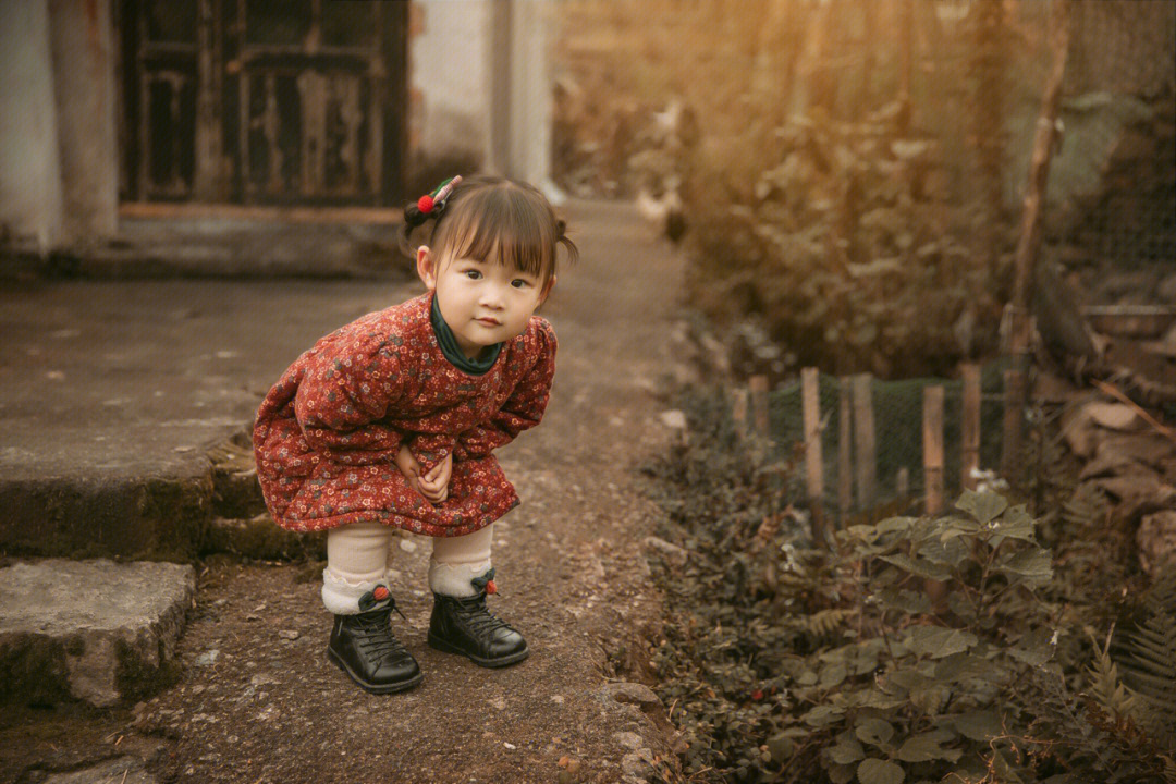 农家小女孩图谱图片