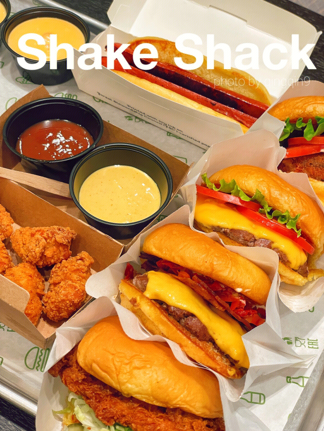 shakeshack汉堡南京图片
