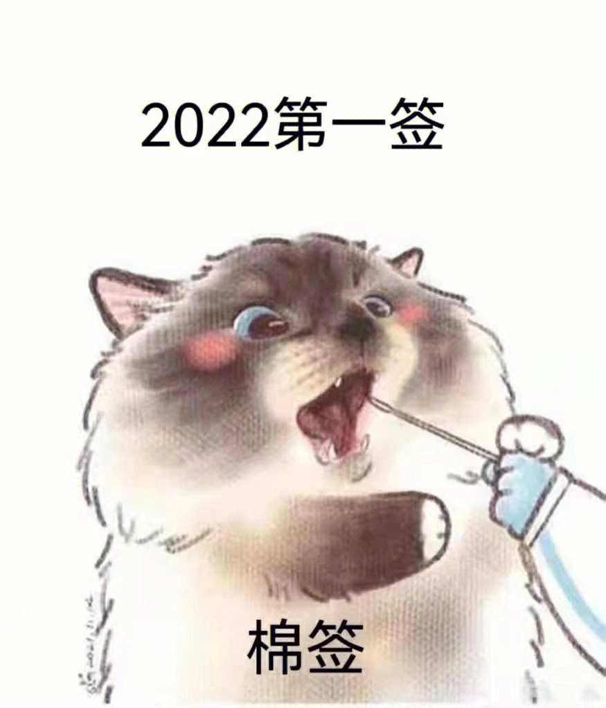2022第一签卡通图片图片